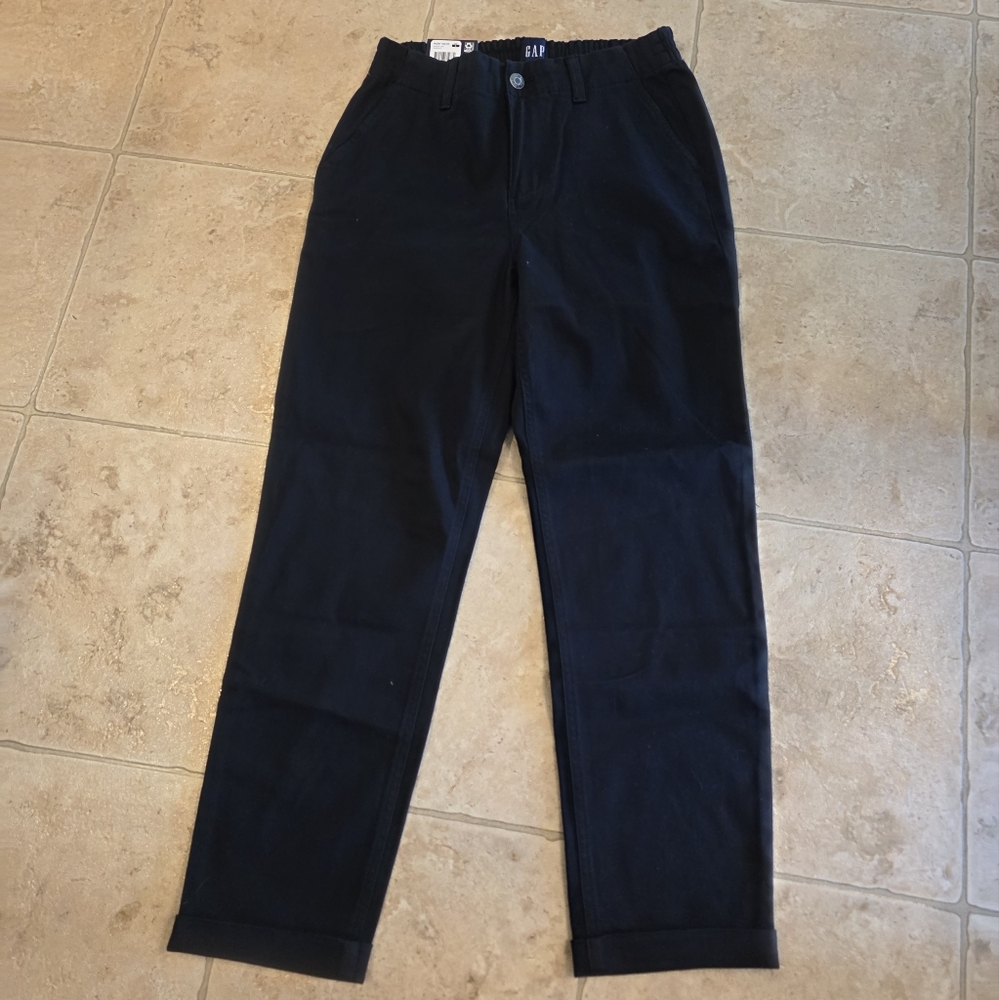 NWT GAP Classic Twill Pant Black Size 6